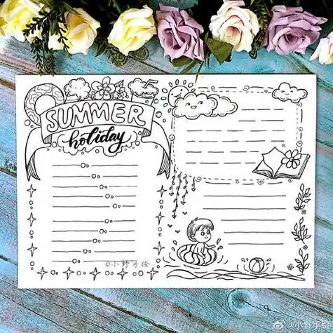 ins风格的手抄报手抄报简单又好看