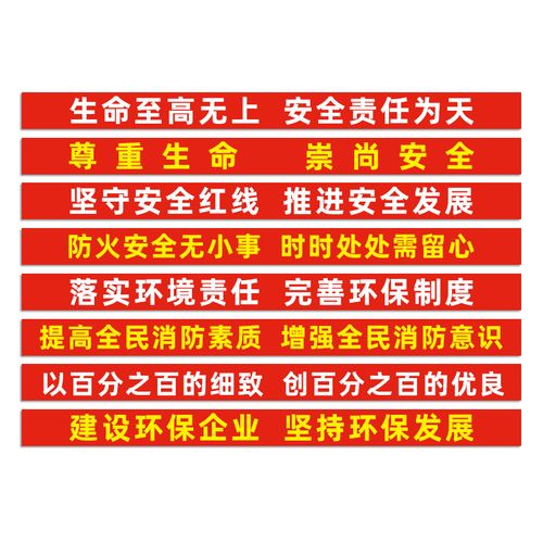 2023安全生产月安全生产标语横幅 工地工厂车间消防月横幅落实消