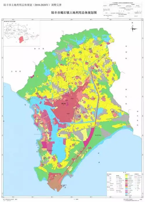碣石镇土地利用规划有看点镇府要搬到碣南半岛