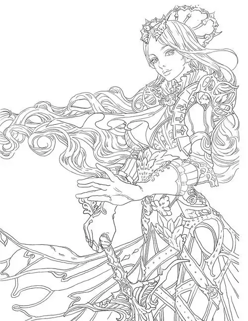 角色线稿|插画|游戏原画|我是68 - 临摹作品 - 站酷 (zcool)