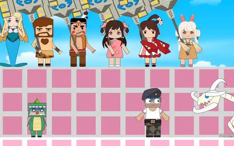 迷你小洞玩创造第153集:众人对战关卡boss