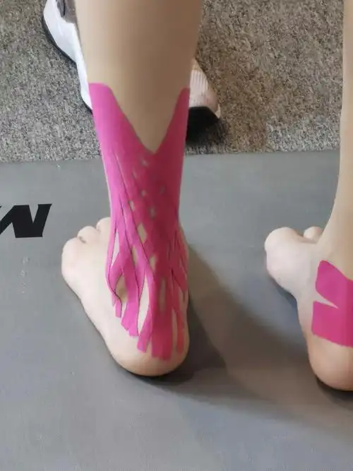 李宁肌肉贴运动绷带肌内效贴布脚踝拉伤康复肌力肌能弹性绑带胶带