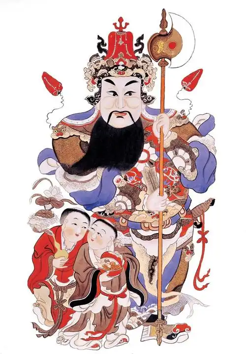 中国传统祈福门神50张