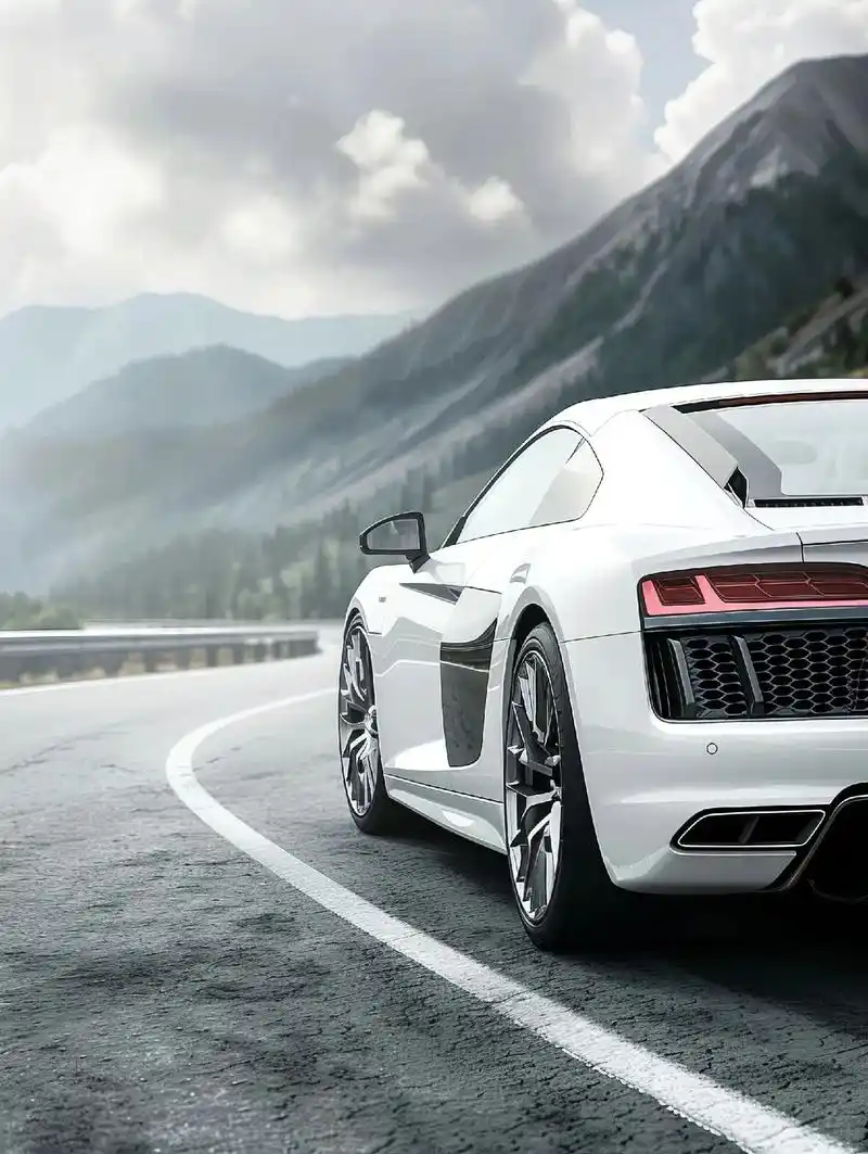 汽车摄影‖奥迪r8奔跑的速度.驼背了十年终于开上了它#手机壁 - 抖音