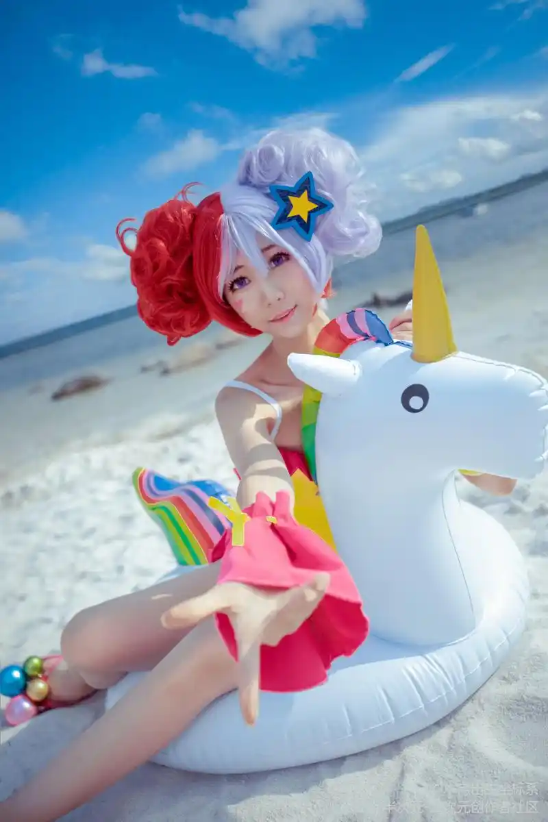 王者荣耀 缤纷独角兽小乔 小姐姐好可爱