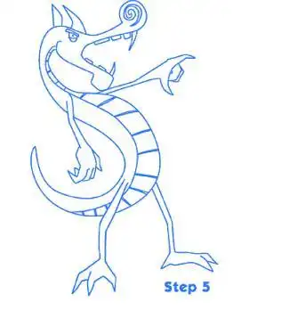 恶龙咆哮简笔画恶龙的简笔画绘画教程