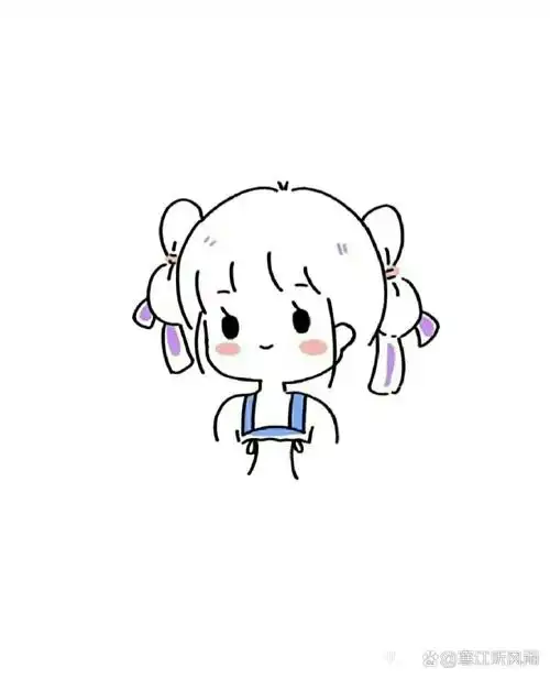 古风小人,简笔画!