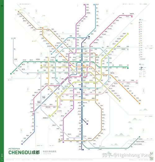 【成都地铁】成都附近地铁线路规划图2050年版(v3.0)