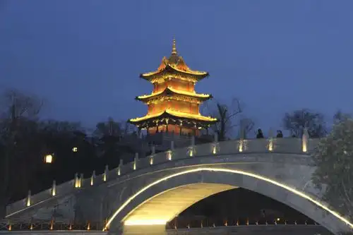 龙城太原迎泽公园美景