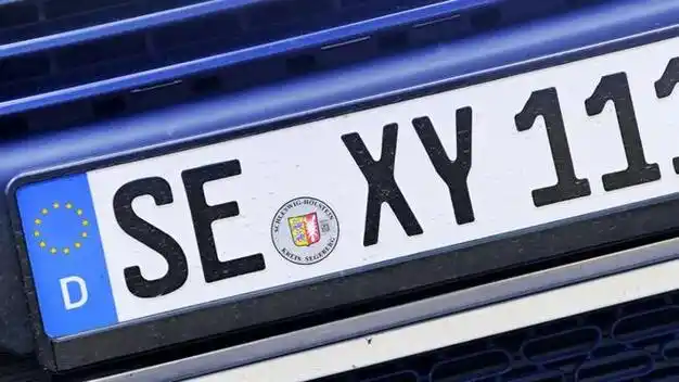 在德国,不能用这样的车牌号码!