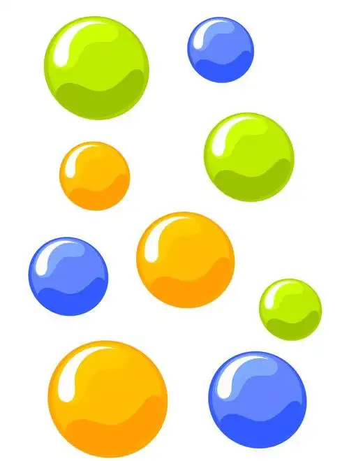 泡沫,七彩的泡泡背景.矢量图