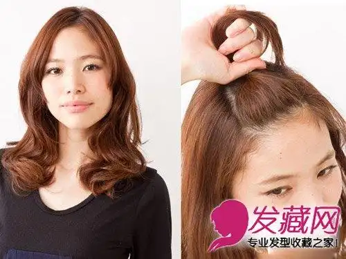 两款无刘海发型扎法 清爽减龄最时尚(2)