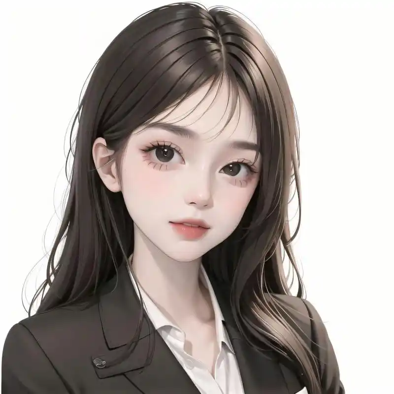 西装,职业装系列94漫画风女生头像7815