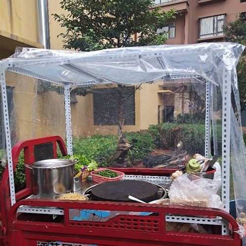 三轮车摆摊架子炸串早餐夜市烧烤电动小吃不锈钢烧烤车