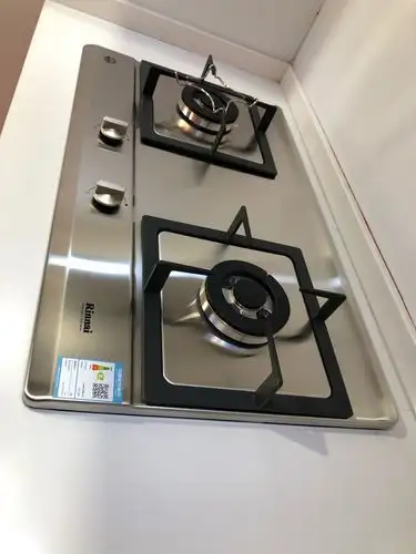 林内jzt-2wg家用不锈钢面板天然气灶嵌入式燃气灶两眼双灶rb-2ws