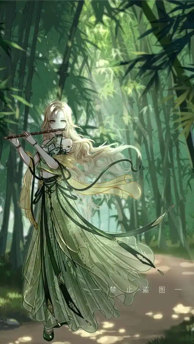 触漫 #古风 #原创 #林夕羡 "那日,长亭外,竹林里,我 - 抖音