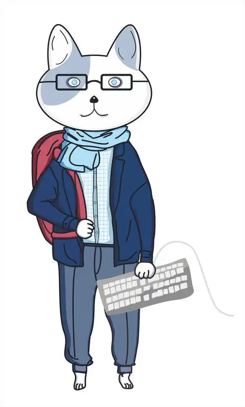 卡通动物拟人形象