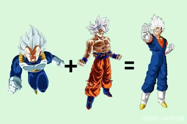 龙珠:孙悟空和贝吉塔合体的五种形态,超蓝第三阶贝吉特真帅气!