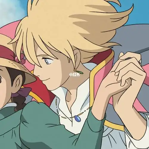 哈尔的移动城堡情侣头像166宫崎骏哈尔