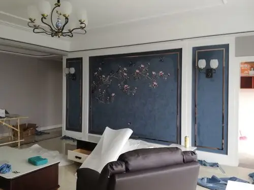 天衣无缝免胶墙布〗实景案例分享