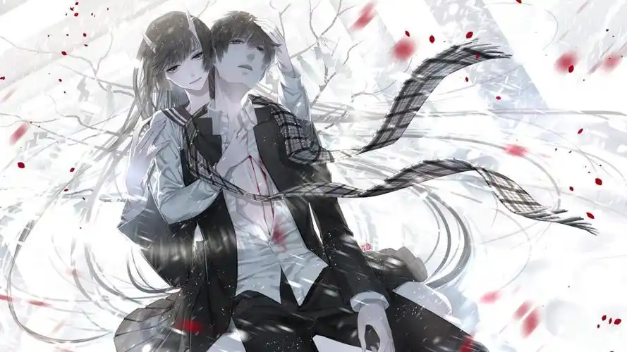 来自二次元的情侣,高清壁纸图片,动漫人物-回车桌面