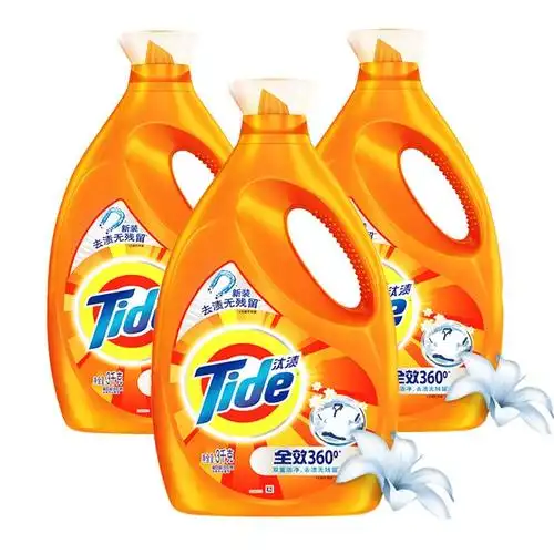 汰渍洗衣液洁雅百合香型3kgx3瓶新老包装随机发货