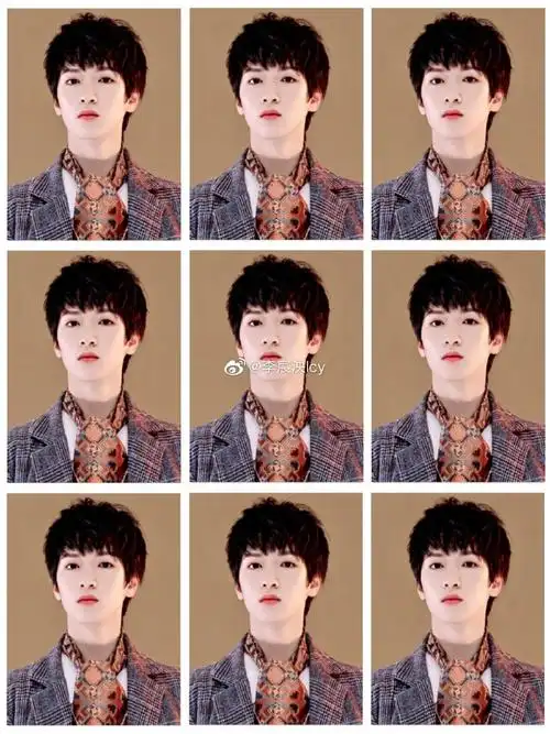 严浩翔超话99#严浩翔 天生原创者#这组证件照直击我心打印出来放到