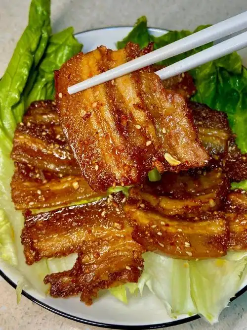 空气炸锅烤五花肉,真香!空气炸锅烤肉你一定要试试!