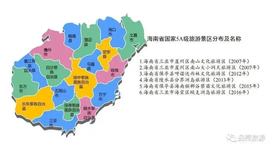 盘点306家国家5a级旅游景区全景图