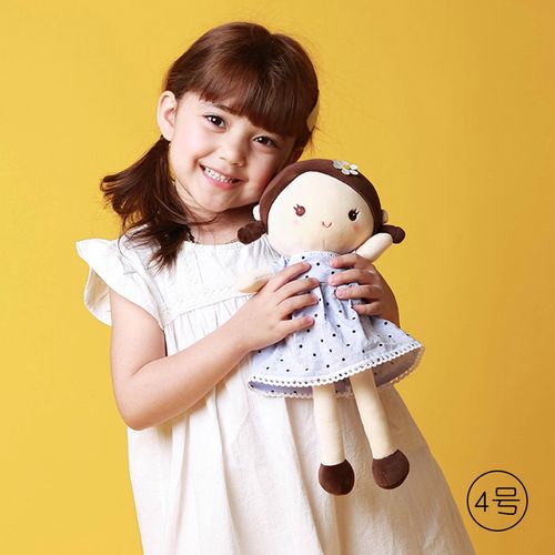 布娃娃小女孩公仔可爱抱着睡觉毛绒玩具公主儿童洋娃娃陪睡玩偶