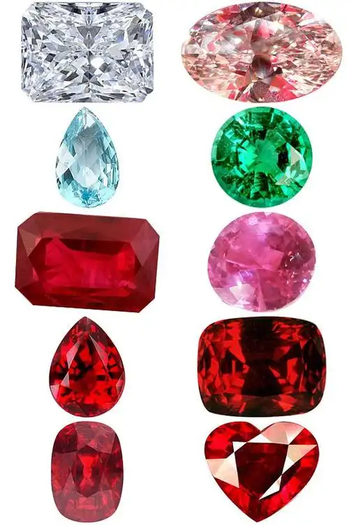 红宝石免扣的素材