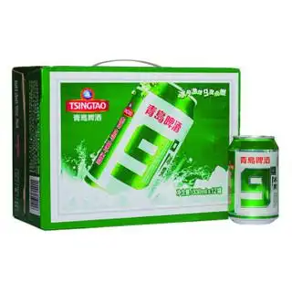 tsingtao青岛啤酒青岛九度330ml12听