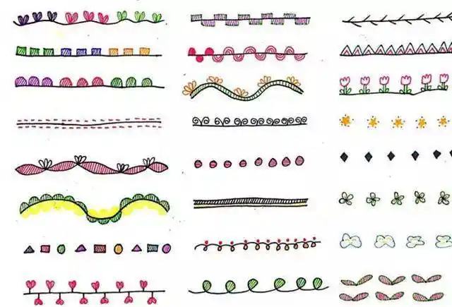 手抄报花边图片 手抄报花边图片 卡通