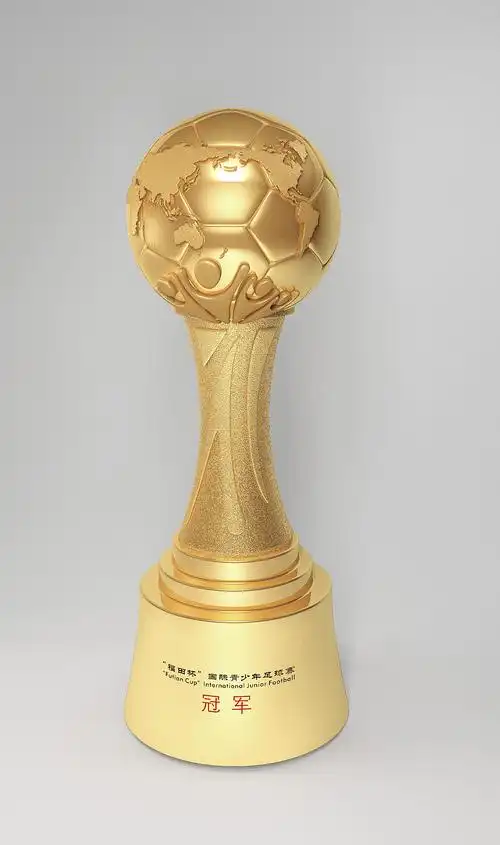 奖杯3d效果图设计2017福田杯国际青少年足球赛