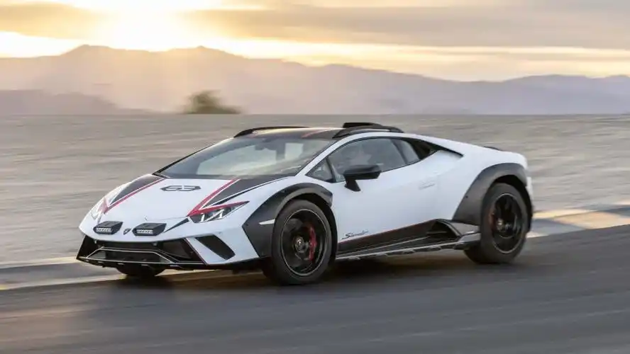 充满个性的越野超跑,兰博基尼huracan sterrato大量实拍图发布_腾讯