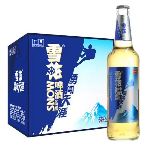 【泡沫箱】雪花啤酒勇闯天涯500ml瓶 8度 500ml*5瓶【图片 价格 品牌
