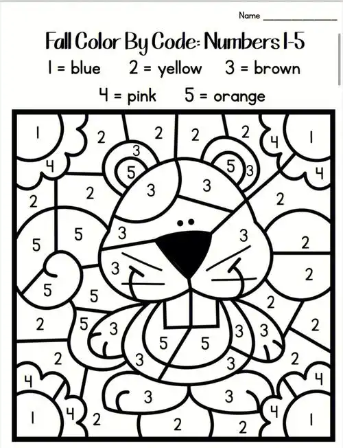 40儿童版数字油画秋天