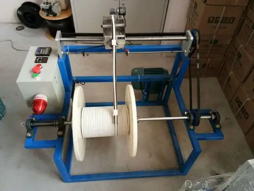 启庞光杆排线器gp30自动卷线机qp-400m型计米收线机