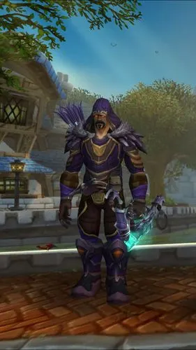 人类男猎人基佬紫配色幻化