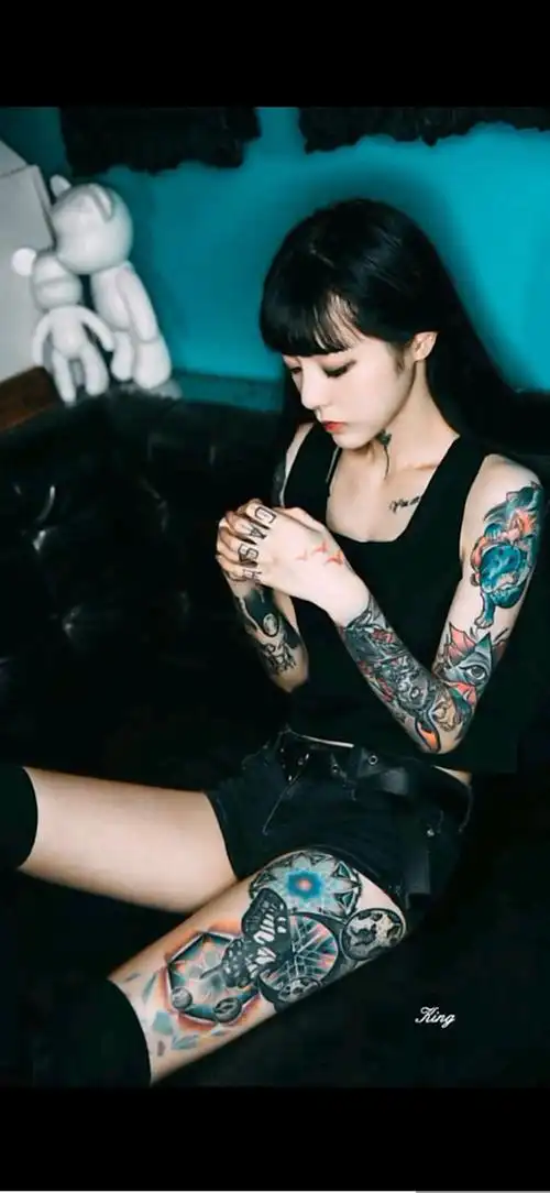 纹身妹子高清手机壁纸(二)