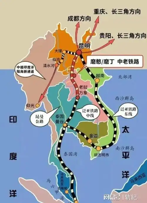 总理访华后泰国开窍了!抛出4500公里泛亚铁路计划,会见中国大使