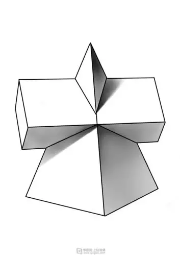 组合几何体素描速写美术绘画入门练习