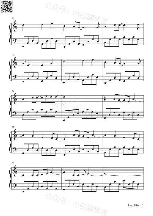 「琴谱|不怕」《神兵小将》片尾曲 - 赵蓓 赵蕾(含简谱)_主题曲_开心