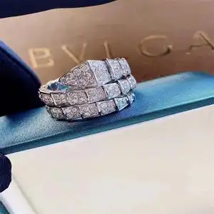 宝格丽蛇形戒指男