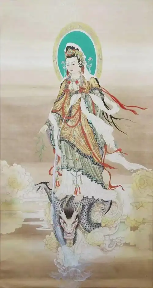 隋唐以后,诸种观音像被造立,如敦煌千佛洞之菩萨像,观音菩萨即居大半.