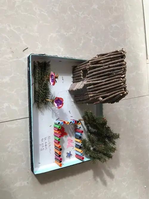 中二班,赵婉悦的作品农家小院.