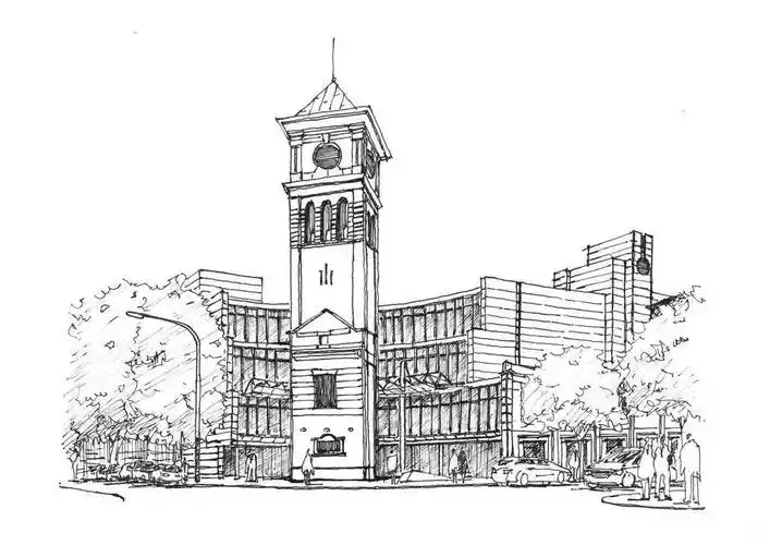 不只是好看他画了11张建筑钢笔画带你走进建筑手绘