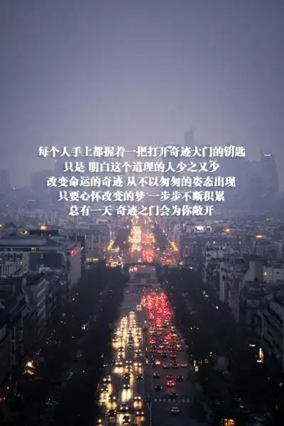 正能量壁纸 文字 励志 我相信奇迹【空素吧阿琛】