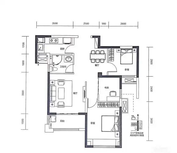 三室一厅奇葩户型怎么设计