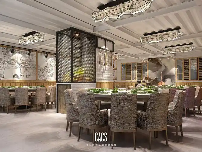 老湘村-中餐厅湘菜馆设计|空间|家装设计|世纪联合设计 - 原创作品